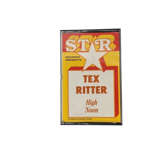 Tex Ritter High Noon Cassette Tape Tested Working - Picture 1 of 2